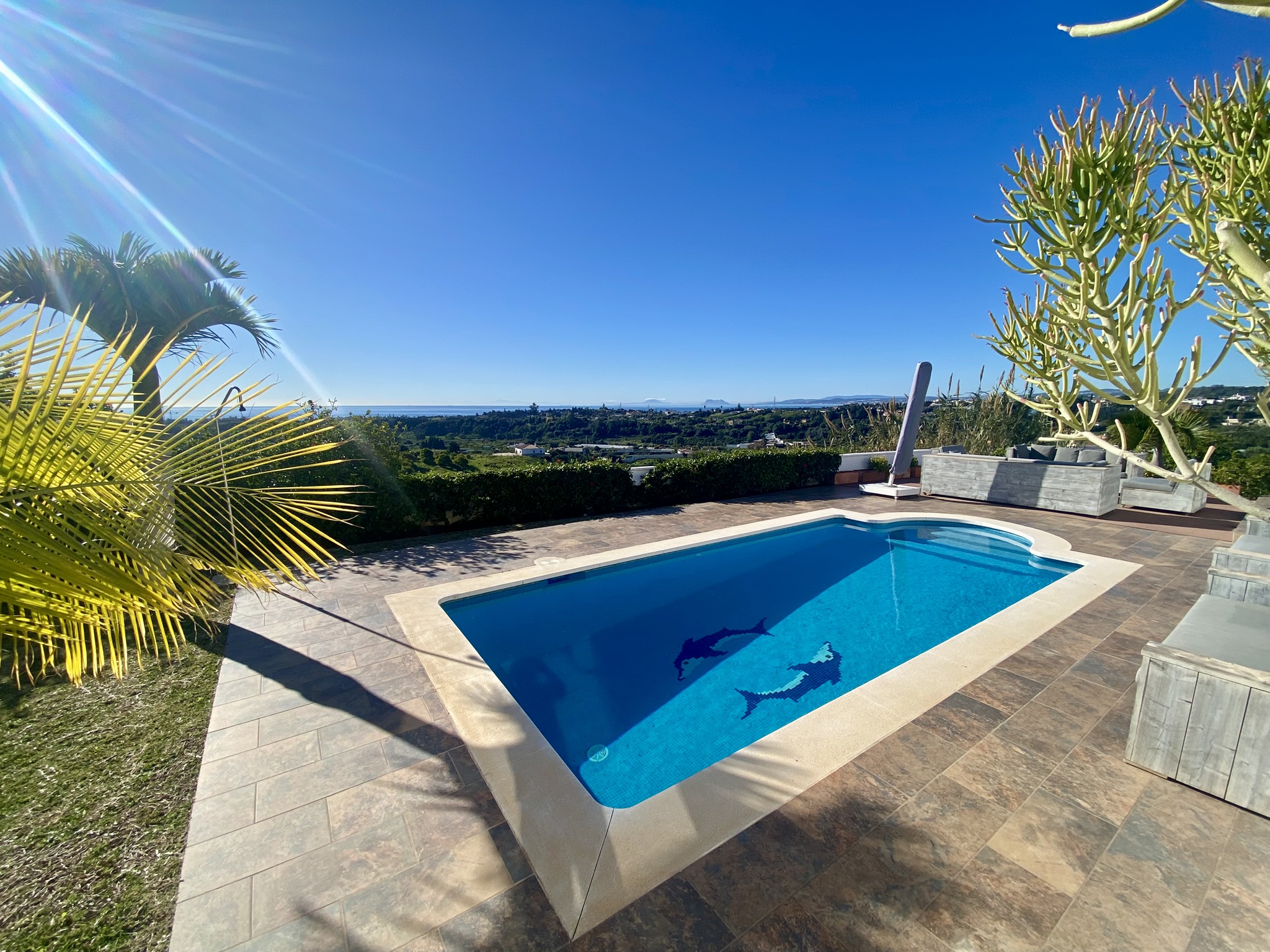 3 bedroom villa with panoramic sea view - Estepona east